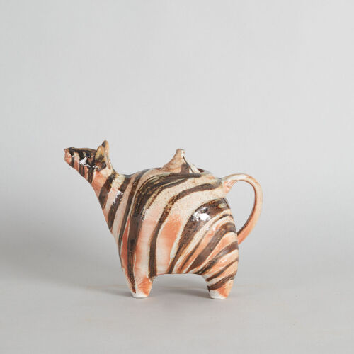 A Ceramic Animal Form Teapot
