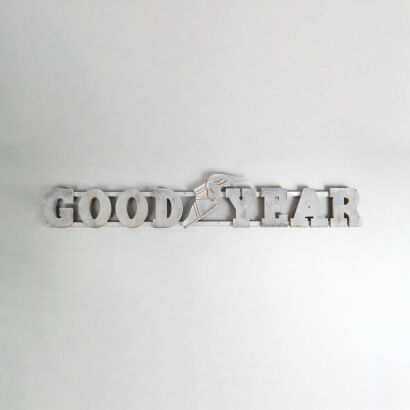 An Original Goodyear Tires Dealer Sign
