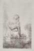 Rembrandt van Rijn - The Virgin and the Child in the Clouds Etching