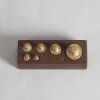 A Set of Six Brass Weights - 2