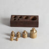 A Set of Six Brass Weights - 3