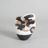 An Andrew Plymin Stoneware Camo Vessel