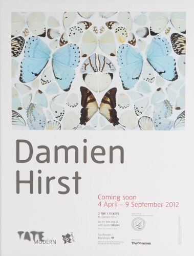 A Damien Hirst Exhibition Print