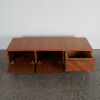 A Bespoke Walnut Low Sideboard - 2