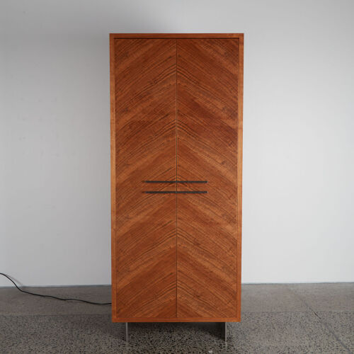 A Bespoke Walnut Bar Cabinet