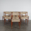 A Rare Set of Eight Danish Dining Chairs