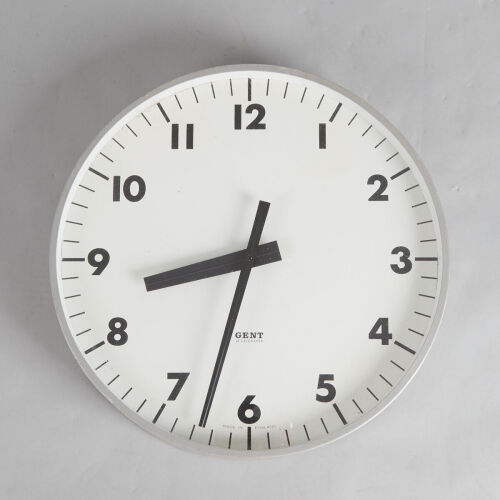 A Large Station Clock by Gent of Leicester England