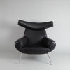 A Lounge Chair and Footstool by Hans Wegner - 2
