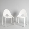 A Set of Six Drop Dining Chairs by Orlandini for Infiniti - 2