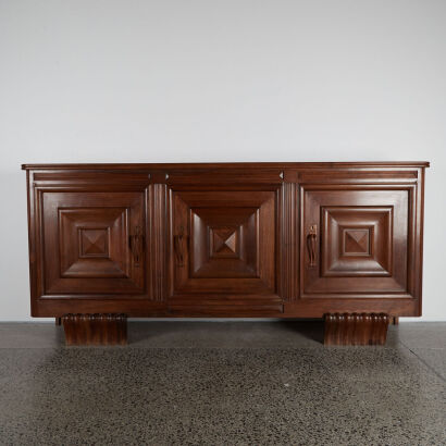 A C.1940s French Credenza in the Style of Charles Dudyout