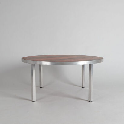 A Round Mid-Century Coffee Table