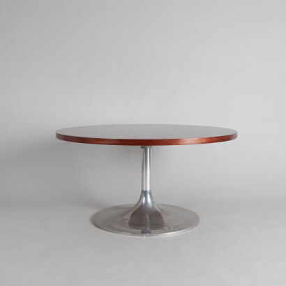 A Mid-Century Round Coffee Table