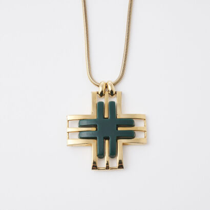 Lanvin Cross Pendant