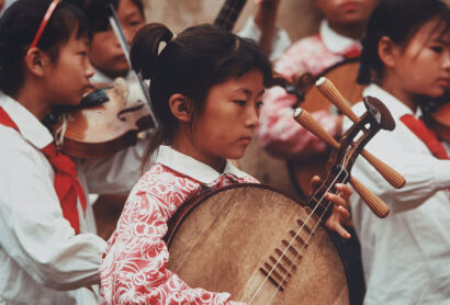 BRIAN BRAKE Children's Orchestra, Shanghai, China 1957