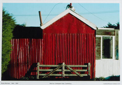 ROBIN MORRISON Red hut, Greenpark Huts, Canterbury