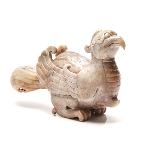 A Chinese Phoenix Soapstone