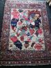 An Old Map Persian Wool Rug