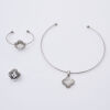 Louis Vuitton Silver Arafori Flower Collier, Bracelet & Ring Set