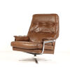 An Arne Norell Swivel High Backed Lounge Chair - 3