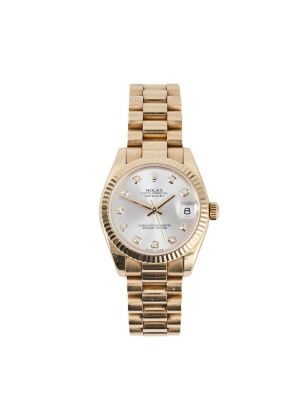 A Ladies Gold Rolex Wristwatch