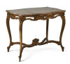 A Louis XV Style Marble-Topped Occasional Table