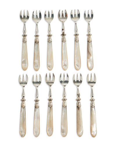 A Set of Twelve Oyster Forks