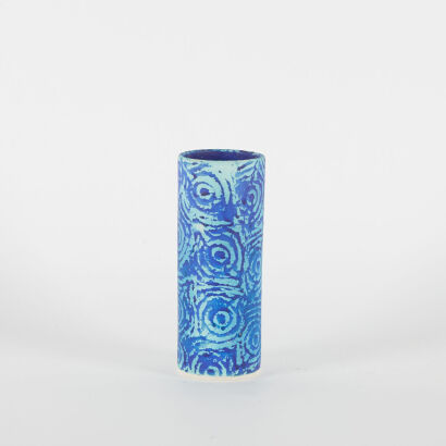 A Peter Collis Cylindrical Vase Circa 1998