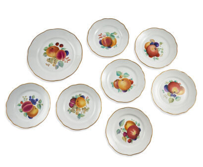 Eight Kaiser Fruit Plates