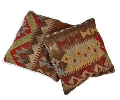 A Pair of Kilim Cushions