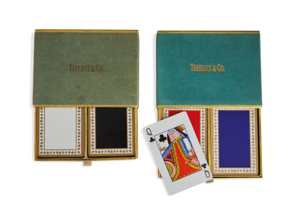 Two Tiffany & Co. Decks of Playing Cards