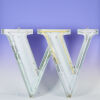 A Letter "W" Neon Sign - 2