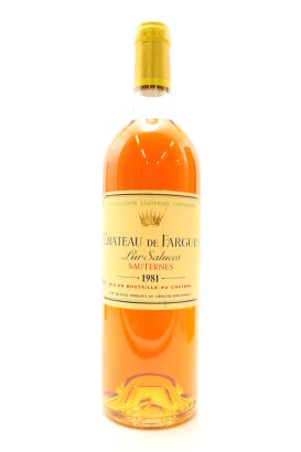 (1) 1981 Chateau de Fargues, Sauternes