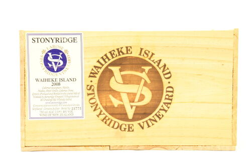 (6) 2008 Stonyridge Vineyard Larose, Waiheke Island (OWC)