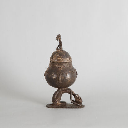 A Bronze Dogon Jar from Mali