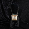 A Brass and Leather Tuareg Tcherot Necklace