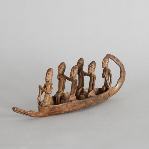 A Bronze Dogon Boat from Mali