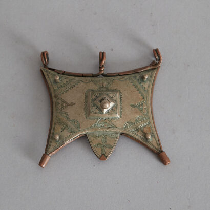 A Brass Tuareg Tcherot Talisman