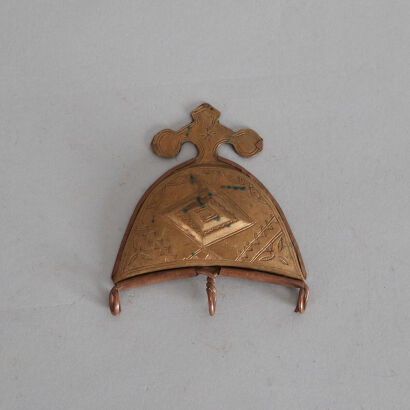 A Brass Tuareg Tcherot Talisman
