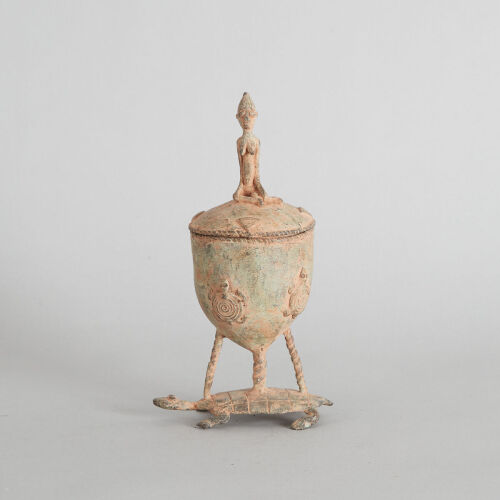 A Bronze Dogon Jar from Mali