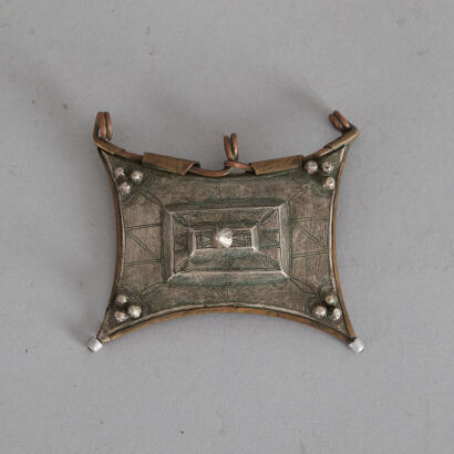 A Silver Tuareg Tcherot Talisman