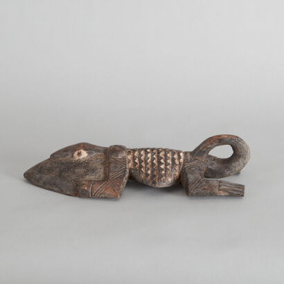 A Wooden Lizard Spoon from Mali