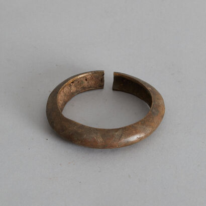 A Brass Gurunsi Bangle from Burkina Faso