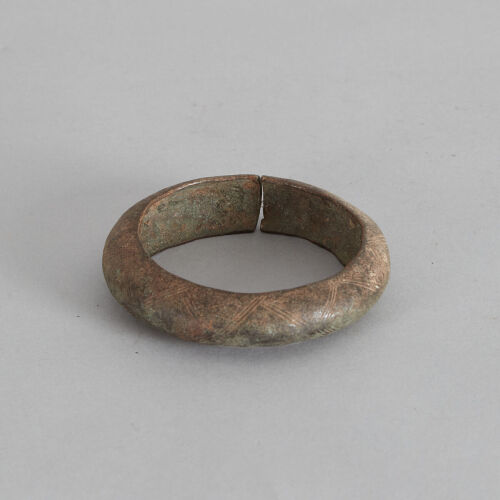 A Brass Gurunsi Bangle from Burkina Faso