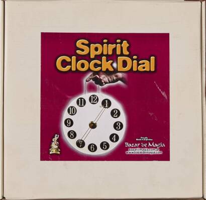 A 'Bazar de Magia' Spirit Clock Dial, Plus Eight Poster copies of Phonographs