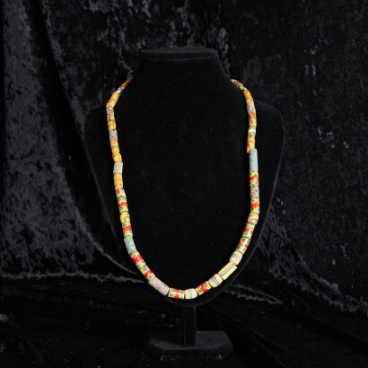 An African Trade Bead Necklace