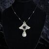 A Tuareg Silver and Onyx Necklace - 2