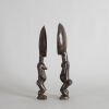 A Pair of Figural Dan Wakemia (Ceremonial Ladles) - 2