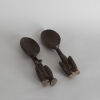 A Pair of Figural Dan Wakemia (Ceremonial Ladles) - 2