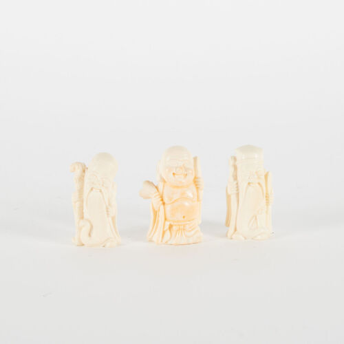 A Trio Of Chinese Resin Figurines