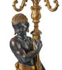 A French Blackamoor Figure Torchère Lamp - 5